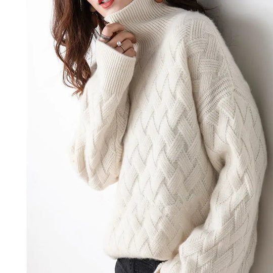 Naisten Cashmere Neulepaita Tyylikäs Mukava Lämpö 2