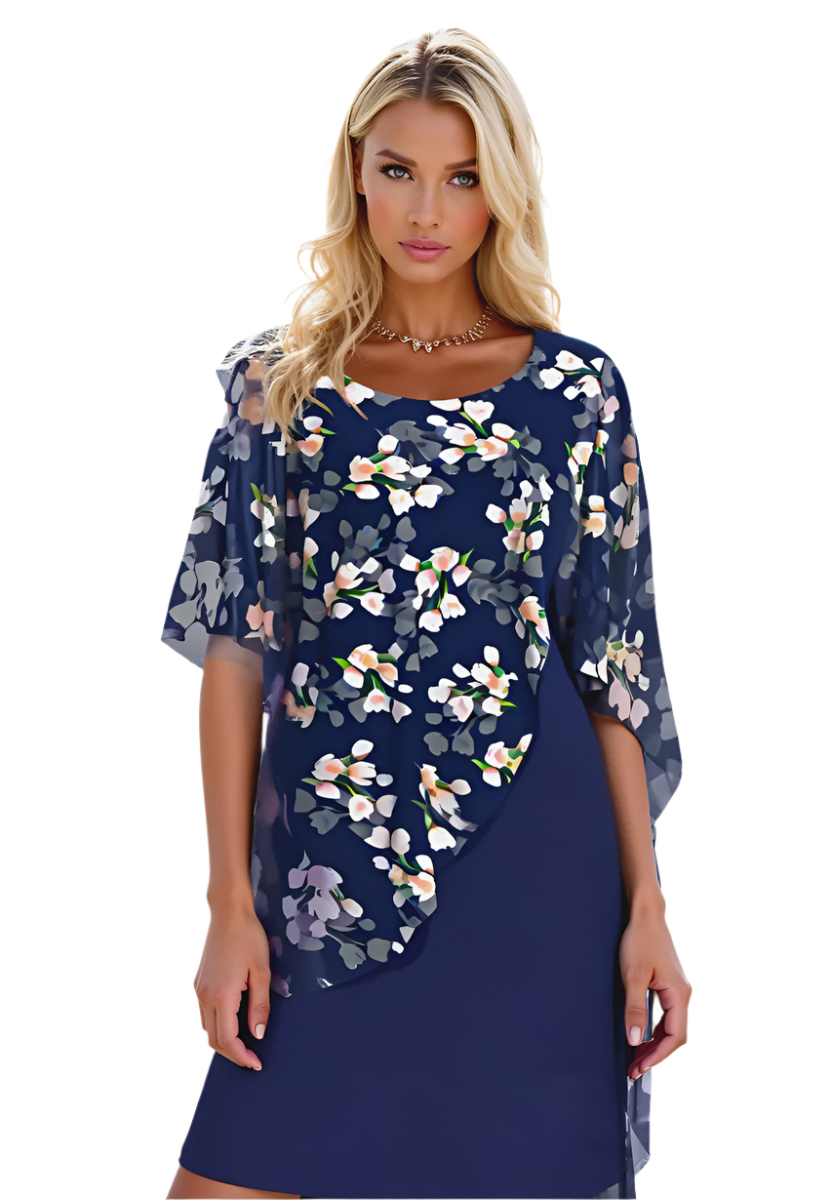 Naisten Chiffon Mekko Kukallinen Muoti 1