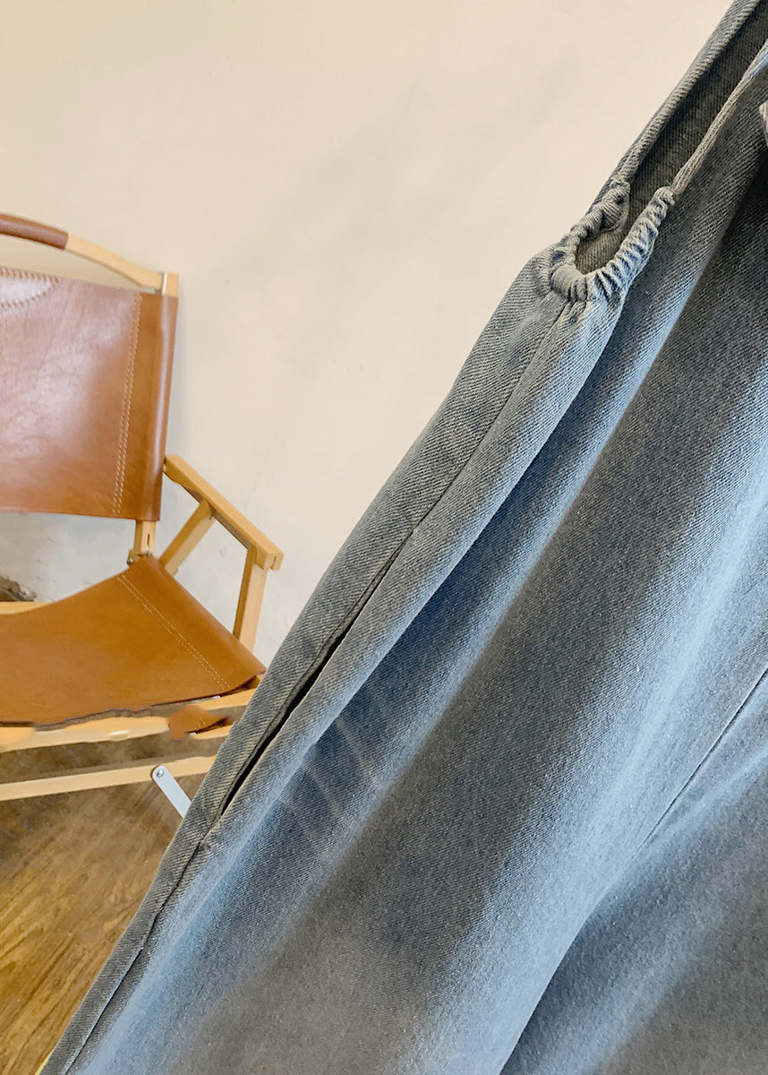 Naisten Denim-haalari Rusetilla ja Patchwork-tyylillä 3