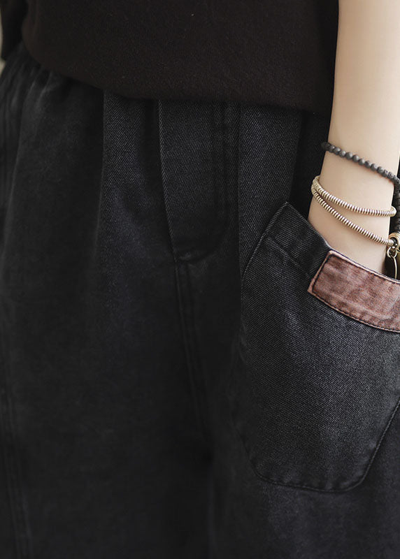 Naisten Denim Housut Taskuilla 4