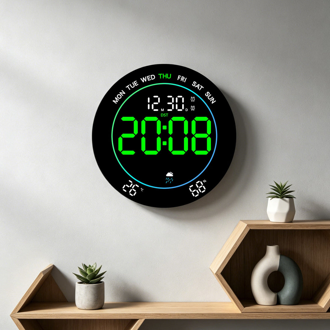 Naisten Digitaalinen Sääherätyskello Moderni Design 2