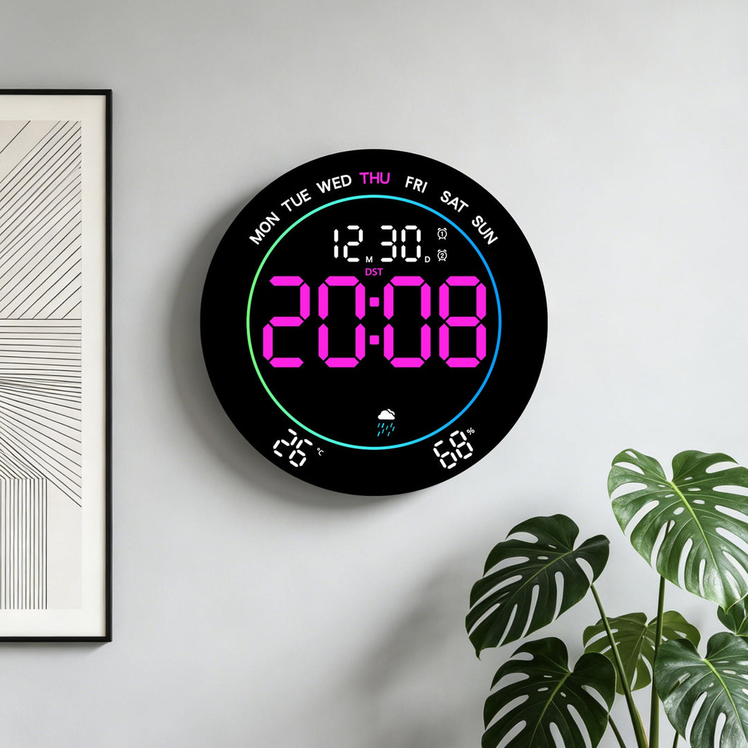 Naisten Digitaalinen Sääherätyskello Moderni Design 4