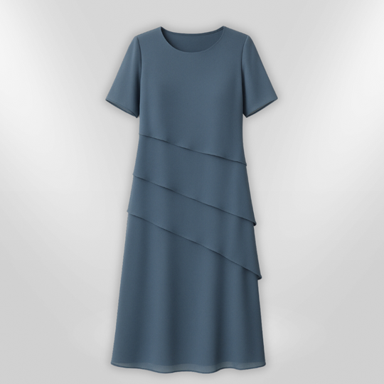 Naisten Elegantti Mekko Kerroksellinen Chiffon 3