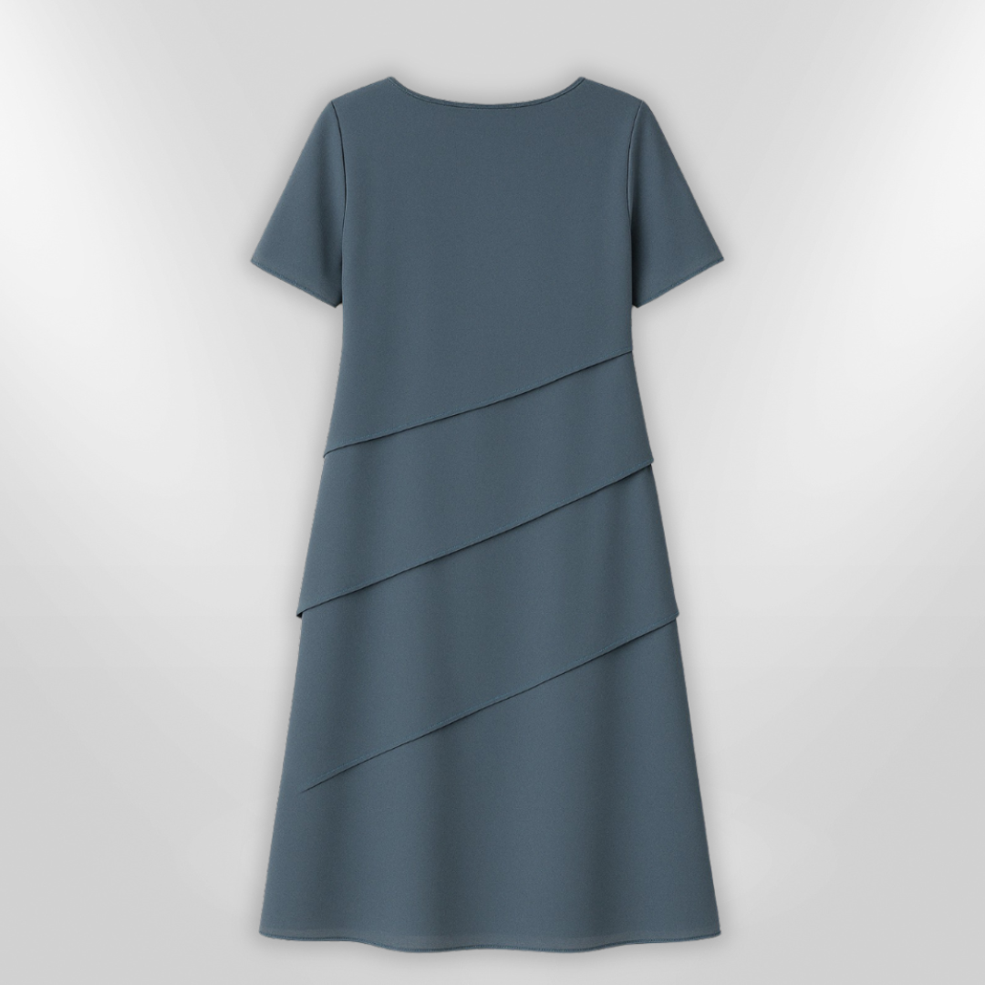 Naisten Elegantti Mekko Kerroksellinen Chiffon 4