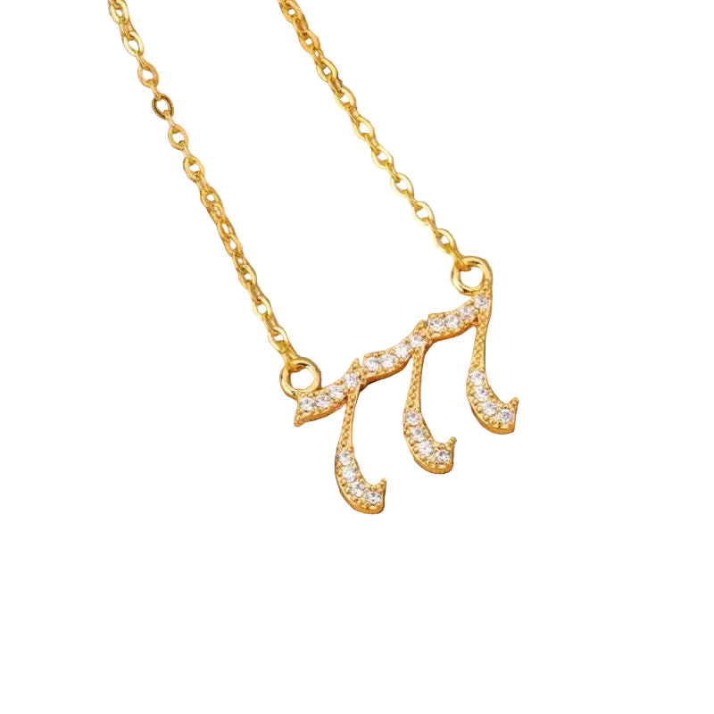 Naisten Enkelinumero Kaulakoru Tyylikkäällä Muotoilulla 0