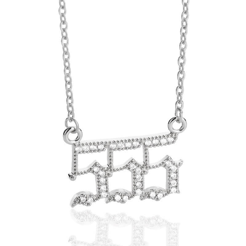 Naisten Enkelinumero Kaulakoru Tyylikkäällä Muotoilulla 14