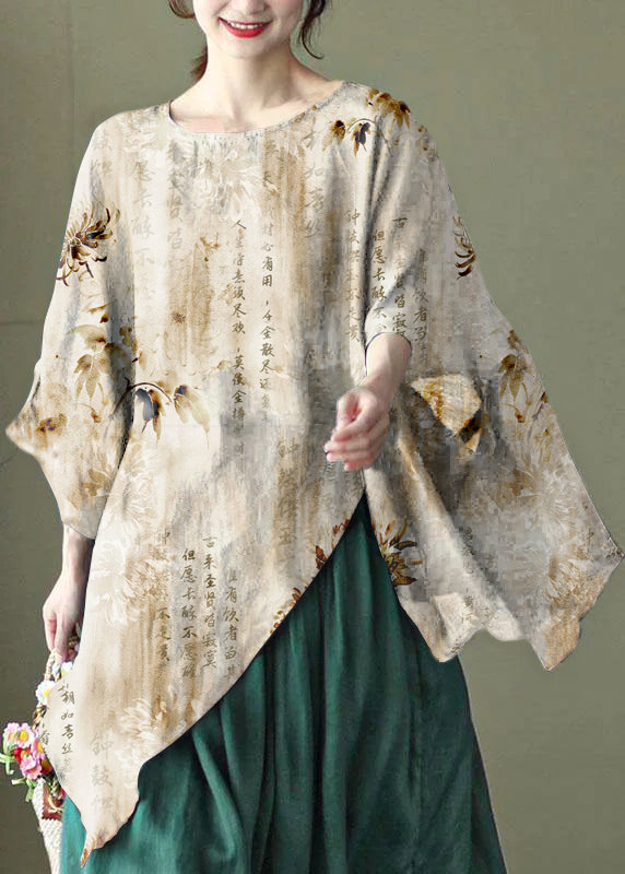 Naisten Epäsymmetrinen Design Brodeerattu Kesäpaidan Yläosa 6