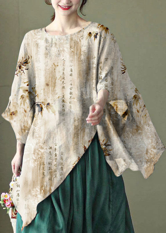 Naisten Epäsymmetrinen Design Brodeerattu Kesäpaidan Yläosa 6