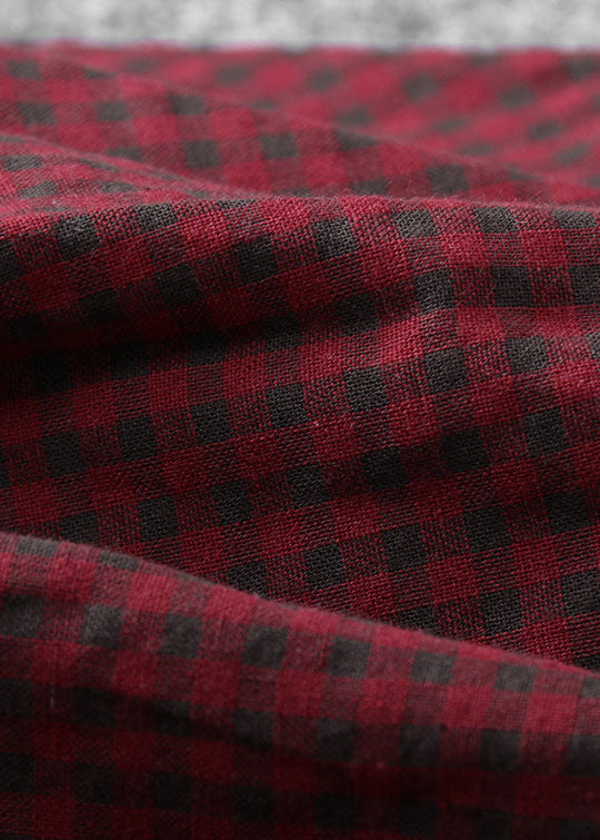 Naisten Epäsymmetrinen Tilkkutakki Punainen 4