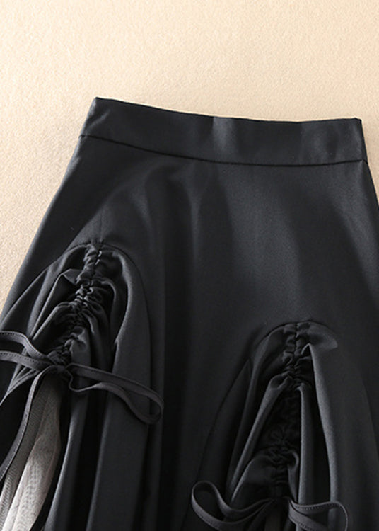 Naisten Epäsymmetrinen Tyllihame Kiristysnyörillä 2