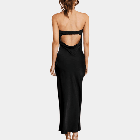 Naisten Flowy Maxi Mekko Elegantti Polyesteri 1