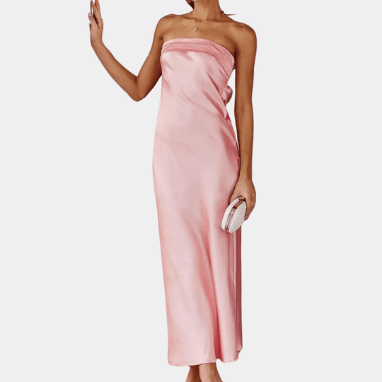 Naisten Flowy Maxi Mekko Elegantti Polyesteri 7