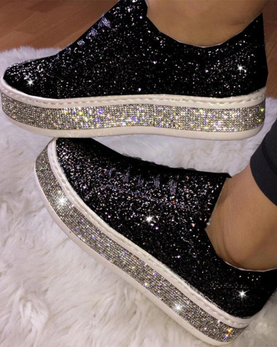 Naisten Glitter Platform Lenkkarit 1
