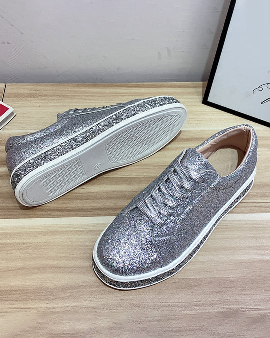 Naisten Glitter Platform Lenkkarit 6