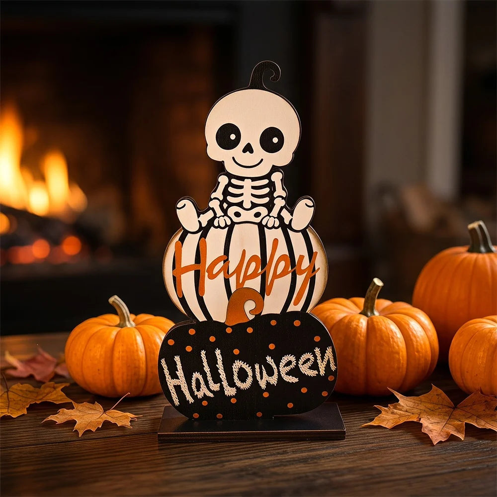Naisten Halloween-koriste Kurpitsakuvioitu Pinottu Figuri 3