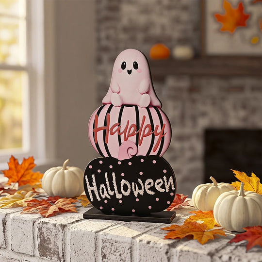 Naisten Halloween-koriste Kurpitsakuvioitu Pinottu Figuri 4