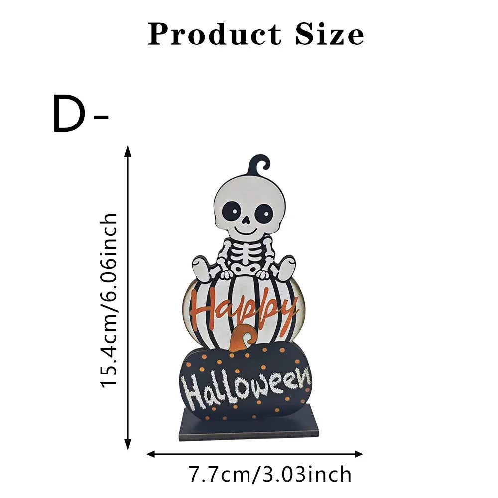 Naisten Halloween-koriste Kurpitsakuvioitu Pinottu Figuri 9
