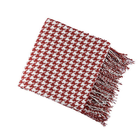 Naisten Heittopeitto Houndstooth-kuviolla 5