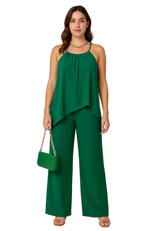 Naisten Housupuku Epäsymmetrinen Muotoilu Rento Leveät Jalat 0