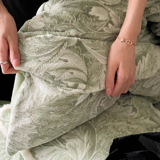 Naisten Jacquard-vuodevaatesetti Paisley-kuviolla 3