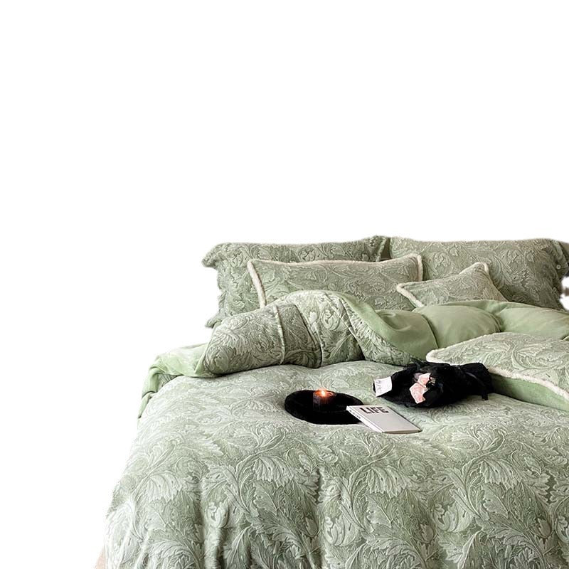 Naisten Jacquard-vuodevaatesetti Paisley-kuviolla 5