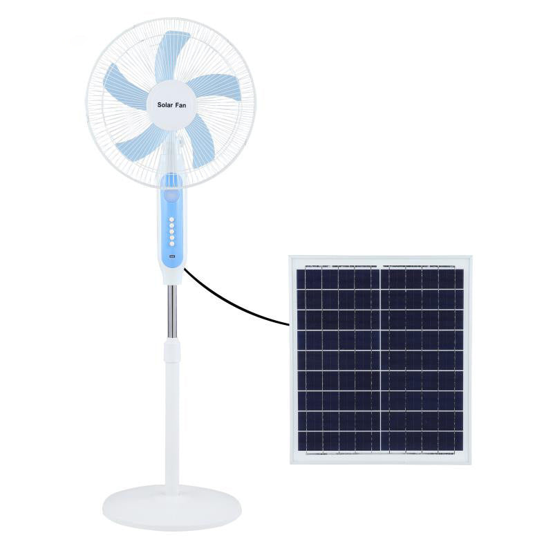 Naisten Jalustatuuletin Aurinkoenergialla Kaukosäätimellä 2