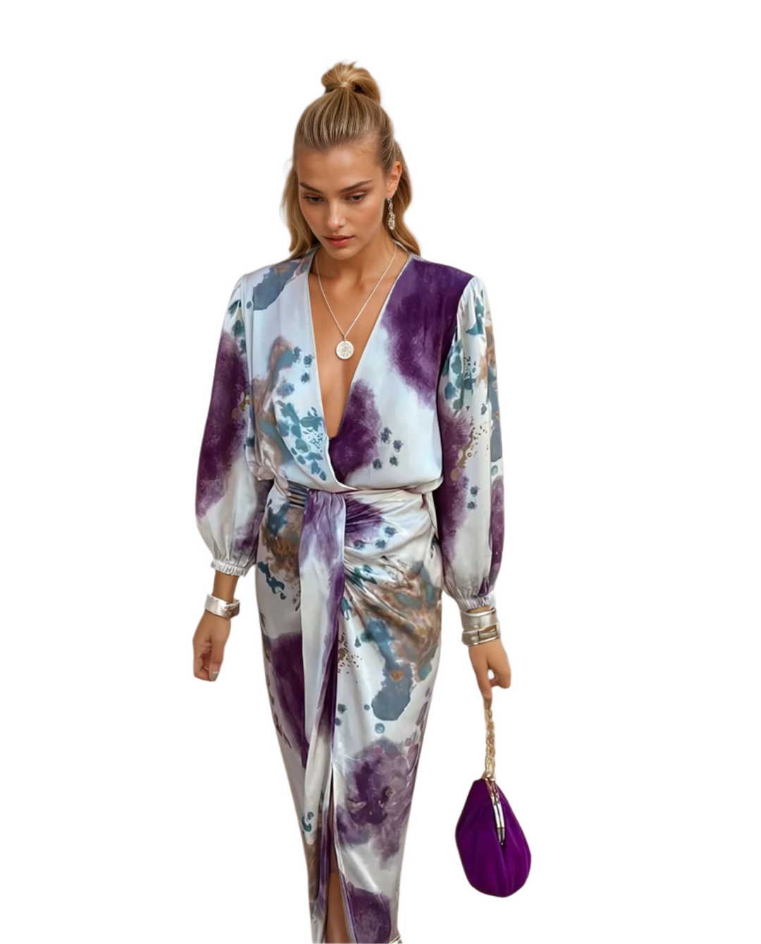 Naisten Juhlamekko Elegantti Kevyt Kangas Mekko 0
