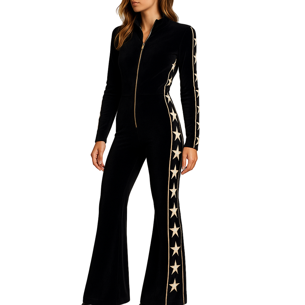 Naisten Juhlava Samettihaalari Tyylikkäällä Siluetilla 0