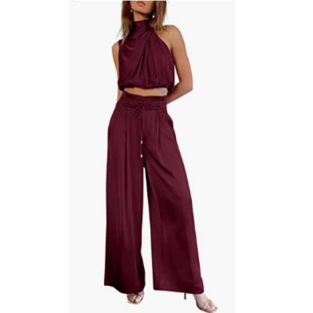 Naisten Jumpsuit Rento Moderni Kangas 1