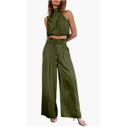 Naisten Jumpsuit Rento Moderni Kangas 6