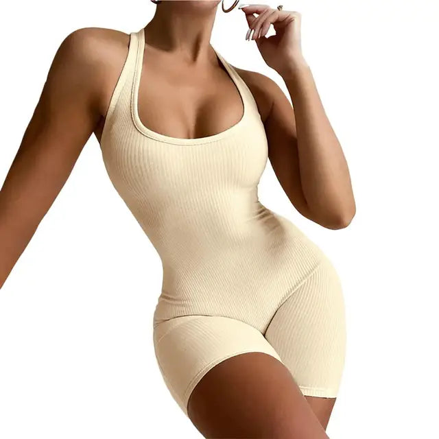 Naisten Jumpsuit U-mallinen Polyesteri 0