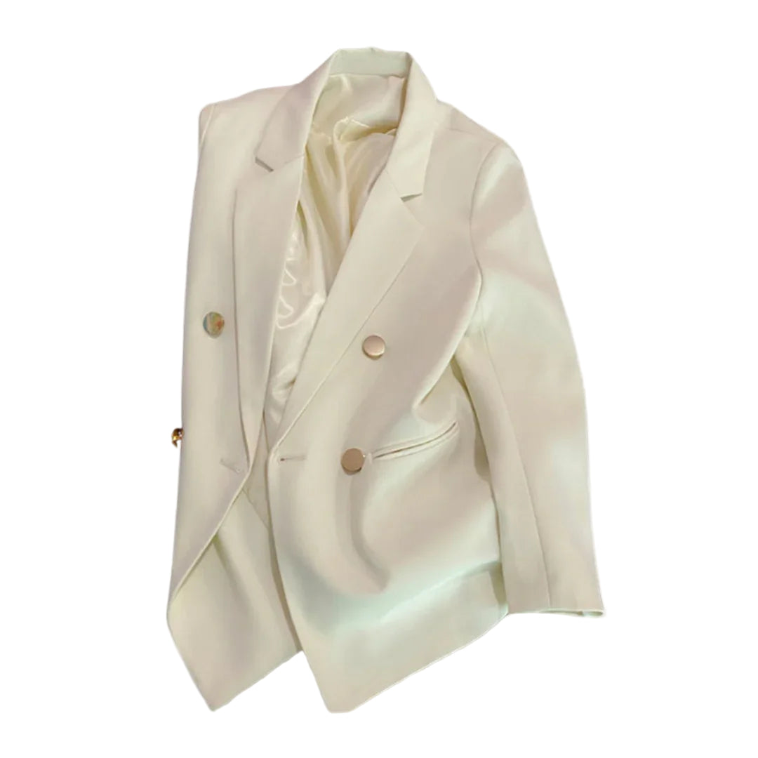 Naisten Kaksirivinen Bleiseri Muodollinen Takkityyli 0