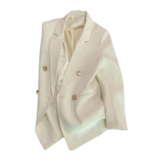 Naisten Kaksirivinen Bleiseri Muodollinen Takkityyli 0