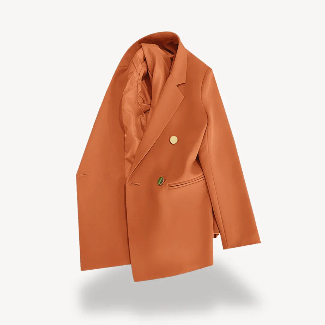 Naisten Kaksirivinen Bleiseri Muodollinen Takkityyli 6