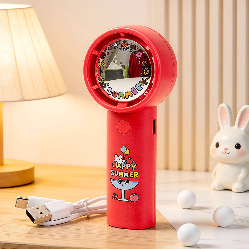 Naisten Kannettava Käsituuletin Eläinkuvio 9