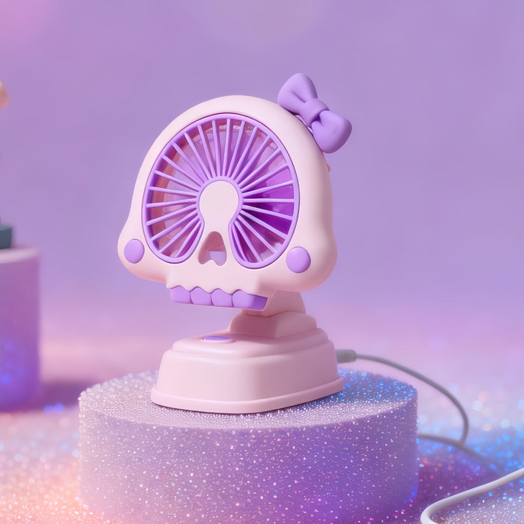 Naisten Kannettava Käsituuletin Kallo Design Rusetilla 3