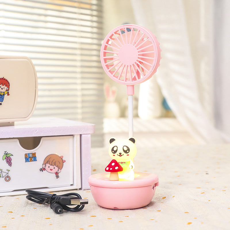Naisten Kannettava Käsituuletin LED Panda Design 7