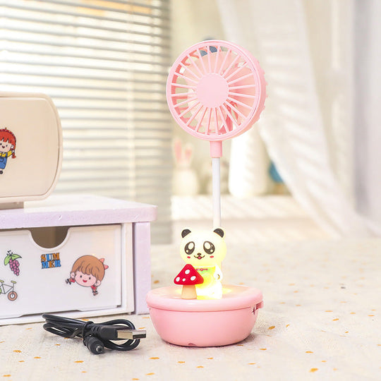 Naisten Kannettava Käsituuletin LED Panda Design 7