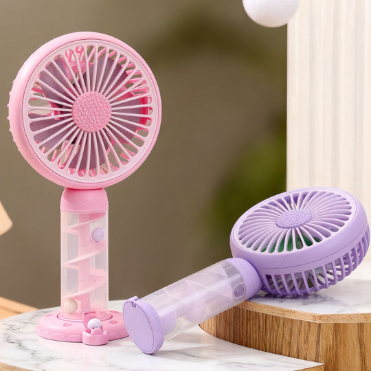 Naisten Kannettava Mini-USB-Tuuletin Spiraalimuotoisella Designilla 3