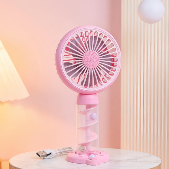 Naisten Kannettava Mini-USB-Tuuletin Spiraalimuotoisella Designilla 5