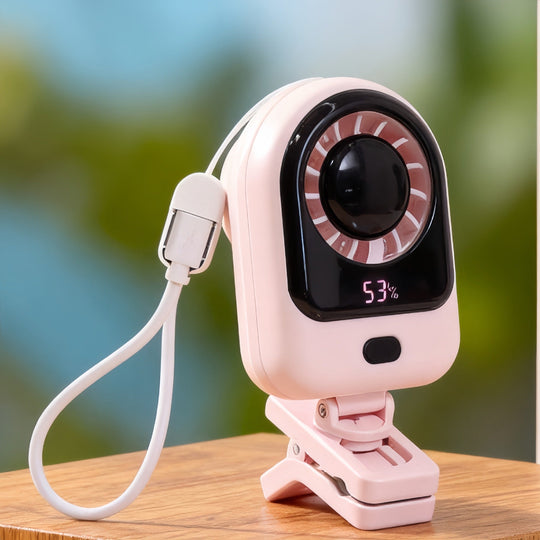 Naisten Kannettava Mini-ilmajäähdytin Innovatiivisella Näytöllä 5