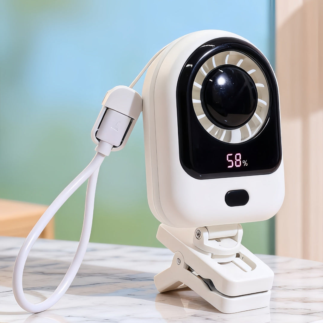 Naisten Kannettava Mini-ilmajäähdytin Innovatiivisella Näytöllä 7