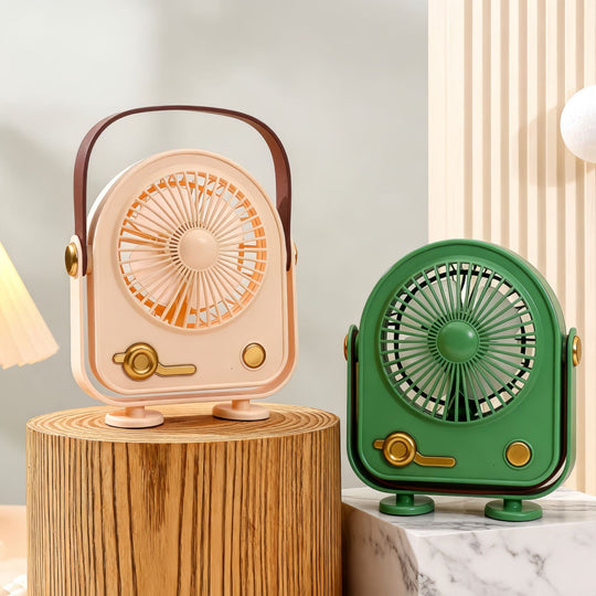 Naisten Kannettava Retro Tuuletin Tyylikäs 3