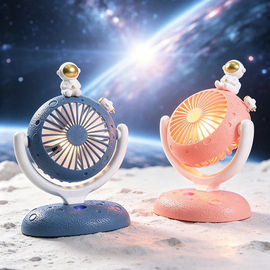 Naisten Kannettava USB-Pöytätuuletin Astronauttimuotoilu 4