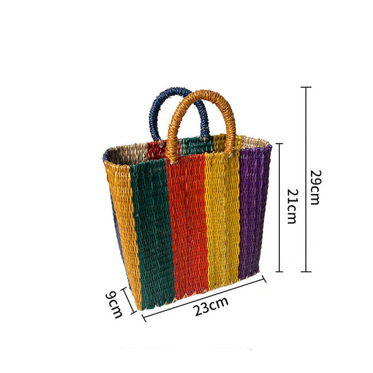 Naisten Käsilaukku Värikkäällä Meriruoholla Moderni Design 0