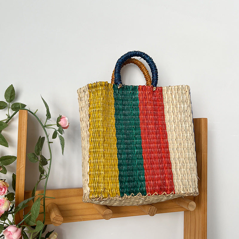 Naisten Käsilaukku Värikkäällä Meriruoholla Moderni Design 3