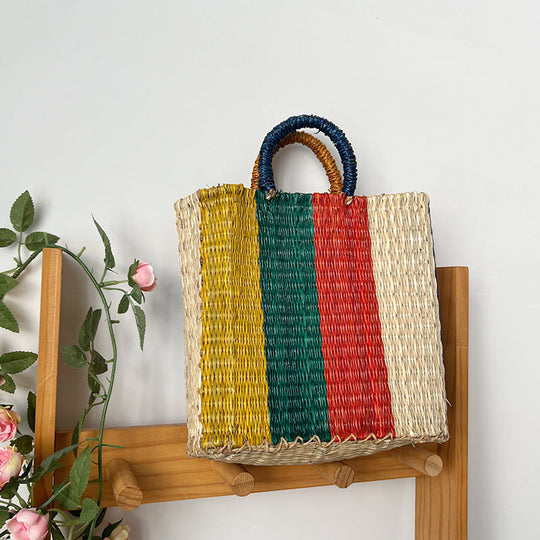 Naisten Käsilaukku Värikkäällä Meriruoholla Moderni Design 3