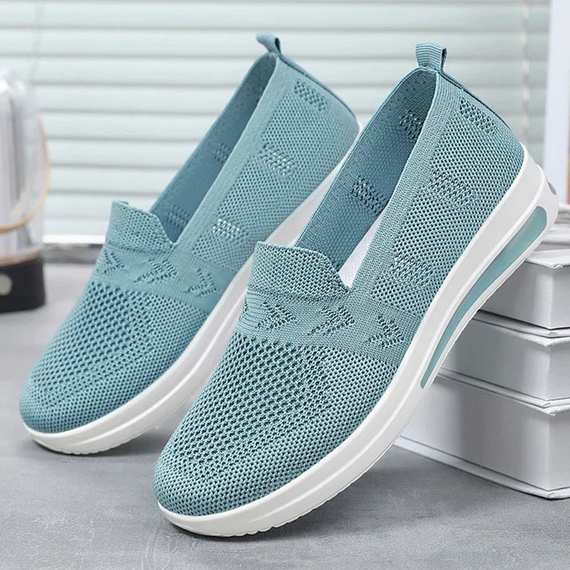 Naisten Kevät Kesä Vapaa-ajan Kengät Kevyt Verkko Sneakerit 0