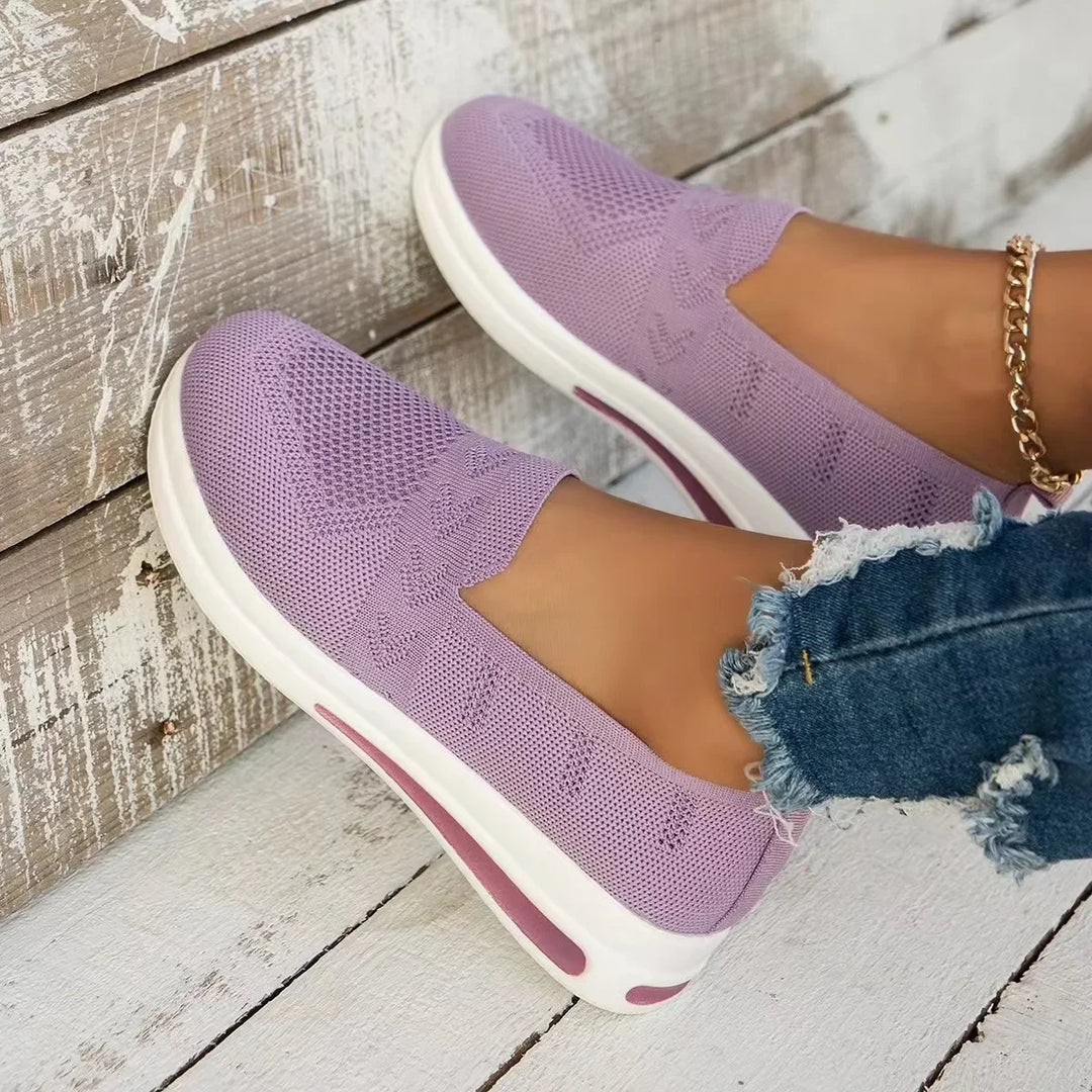 Naisten Kevät Kesä Vapaa-ajan Kengät Kevyt Verkko Sneakerit 2