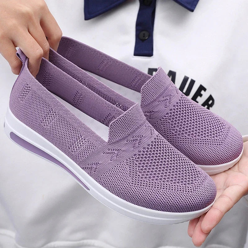 Naisten Kevät Kesä Vapaa-ajan Kengät Kevyt Verkko Sneakerit 5